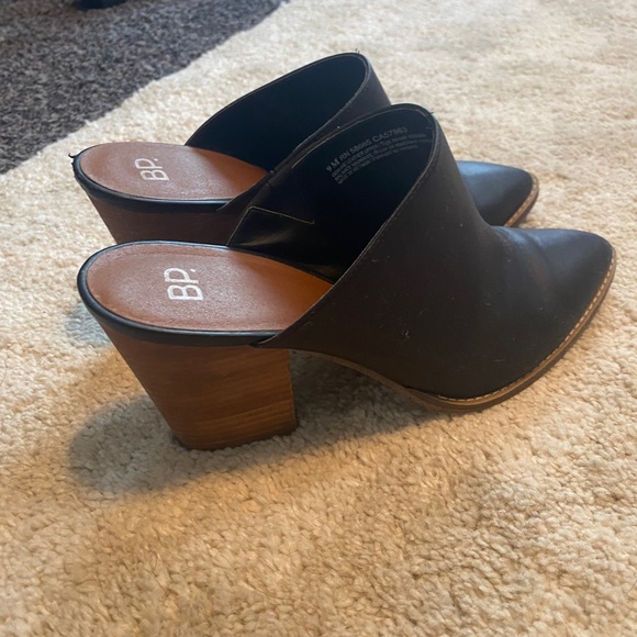 BP black mules block heel - Picture 4 of 7